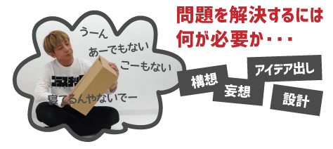 問題を解決するには何が必要か考える